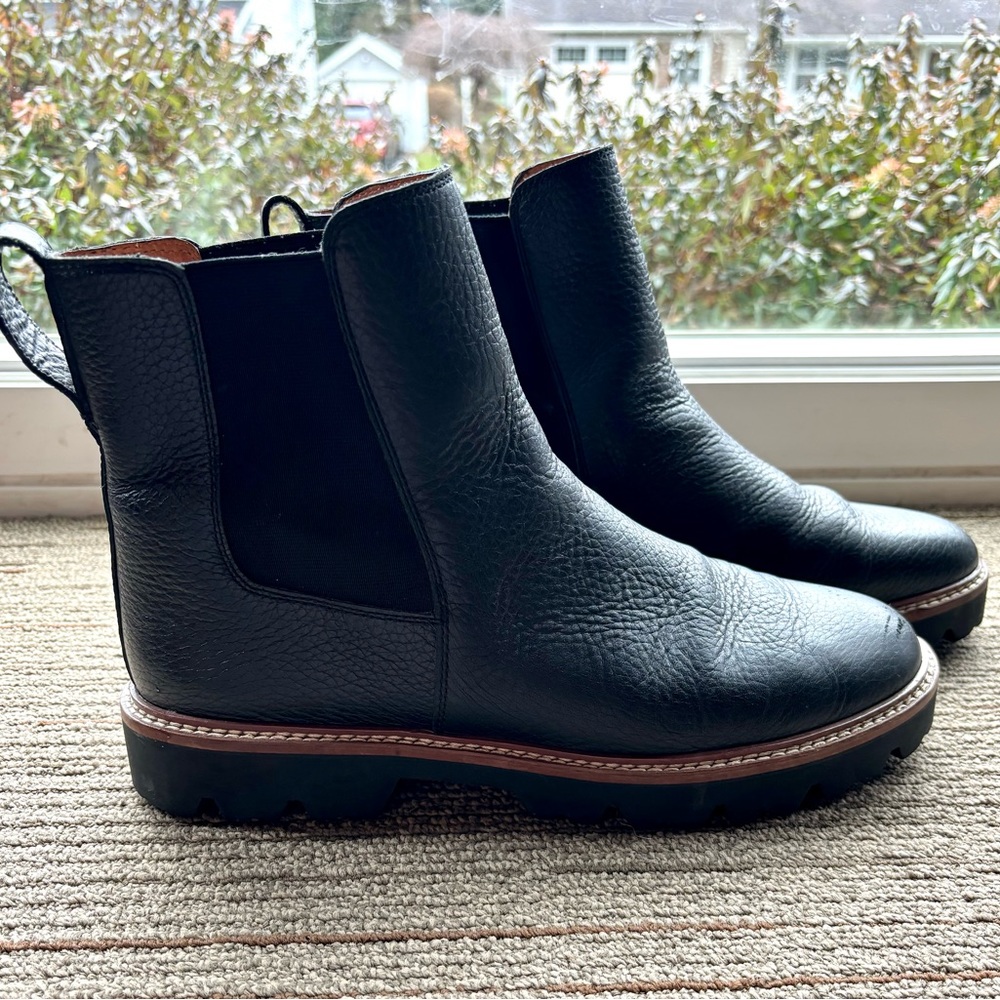 Black Leather Women’s Madewell Boots - Size 10